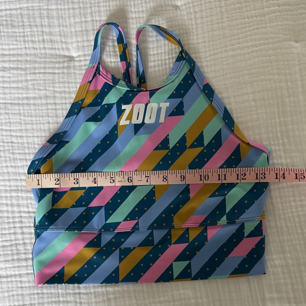 Zoot LTD Run Crop Unbreakable Racerback Sports Bra